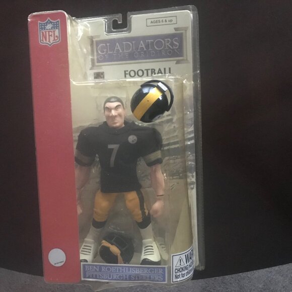 Ben Roethlisberger Collectors Action Figure . Pittsburgh Steelers . Gladiator